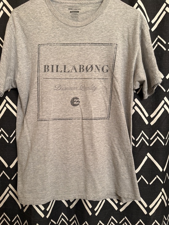 Billabong Other - Billabong Heather Gray Short Sleeve Logo Tee